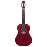 De Salvo CG34RD 3/4 Classical Guitar - Red Finish